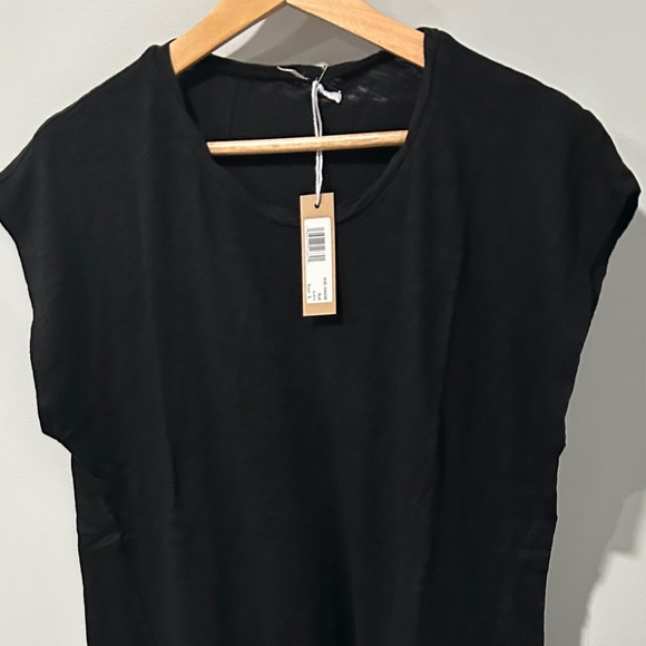 NWT Revolve Hello Nite Black Twist Collar Shor Sleeved Mini Dress Small - Picture 1 of 1